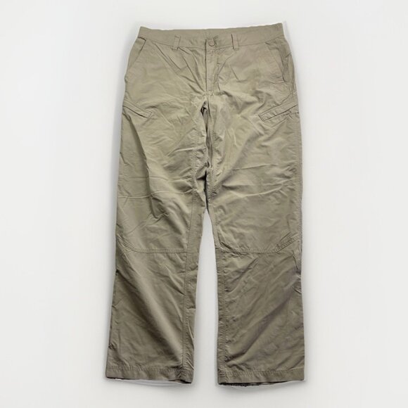 The North Face Men's 36 Khaki Beige Outdoors Lightweight Hiking Nylon Pants - Picture 1 of 14